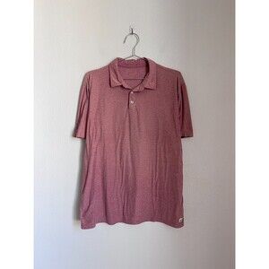 Vuori Strato Tech Polo in Heather Redwood Size XL